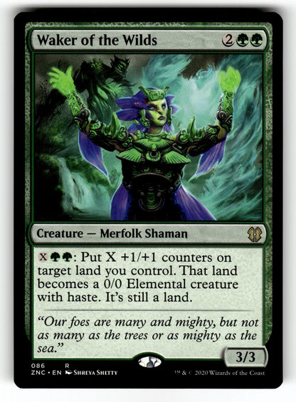 Waker of the Wilds – 86 ZNC: Commander: Zendikar Rising R NM