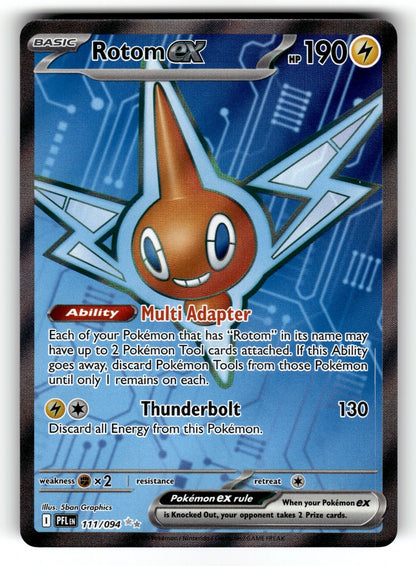 Rotom ex – 111/094 PFL: ME02: Phantasmal Flames Ultra Rare HoloMP