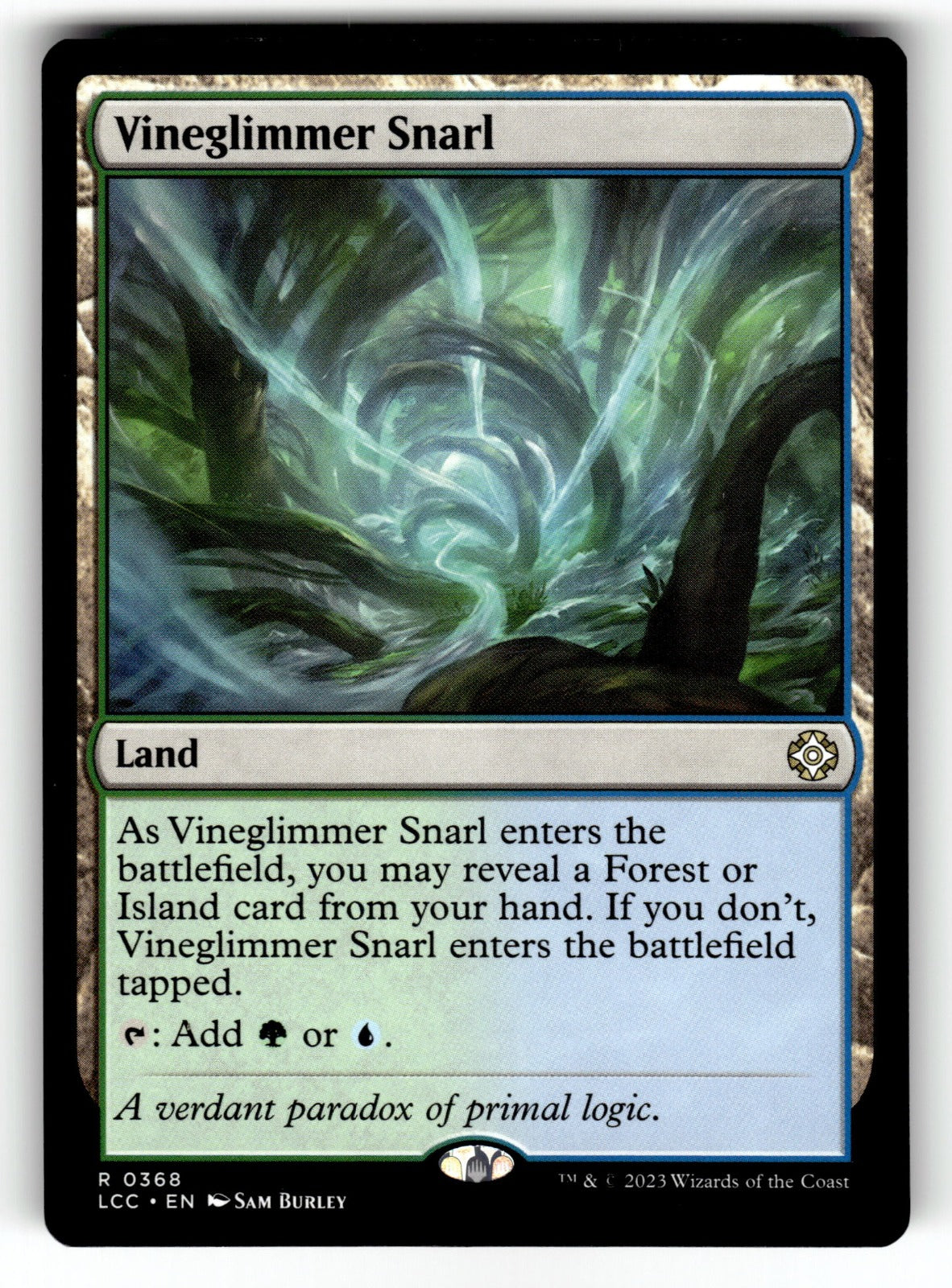 Vineglimmer Snarl – 368 LCC: Commander: The Lost Caverns of Ixalan R NM