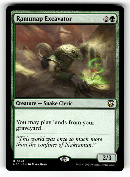Ramunap Excavator – 241 M3C: Commander: Modern Horizons 3 R NM