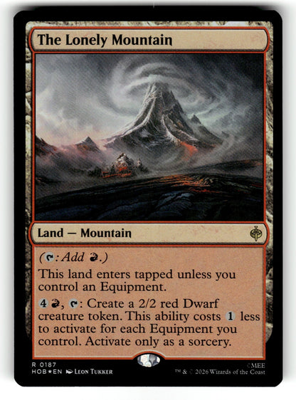 The Lonely Mountain – 187 HOB: The Hobbit R Foil NM