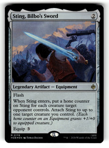 Sting, Bilbo's Sword – 178 HOB: The Hobbit R Foil NM