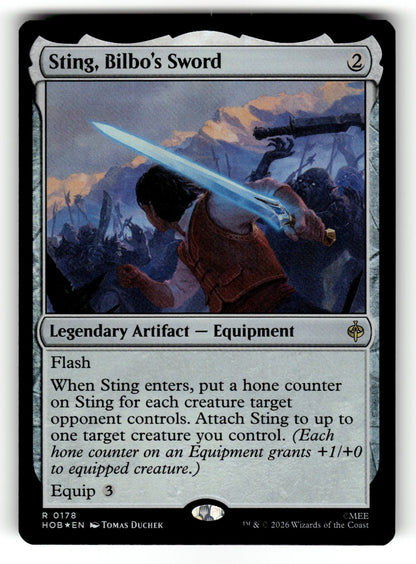 Sting, Bilbo's Sword – 178 HOB: The Hobbit R Foil NM
