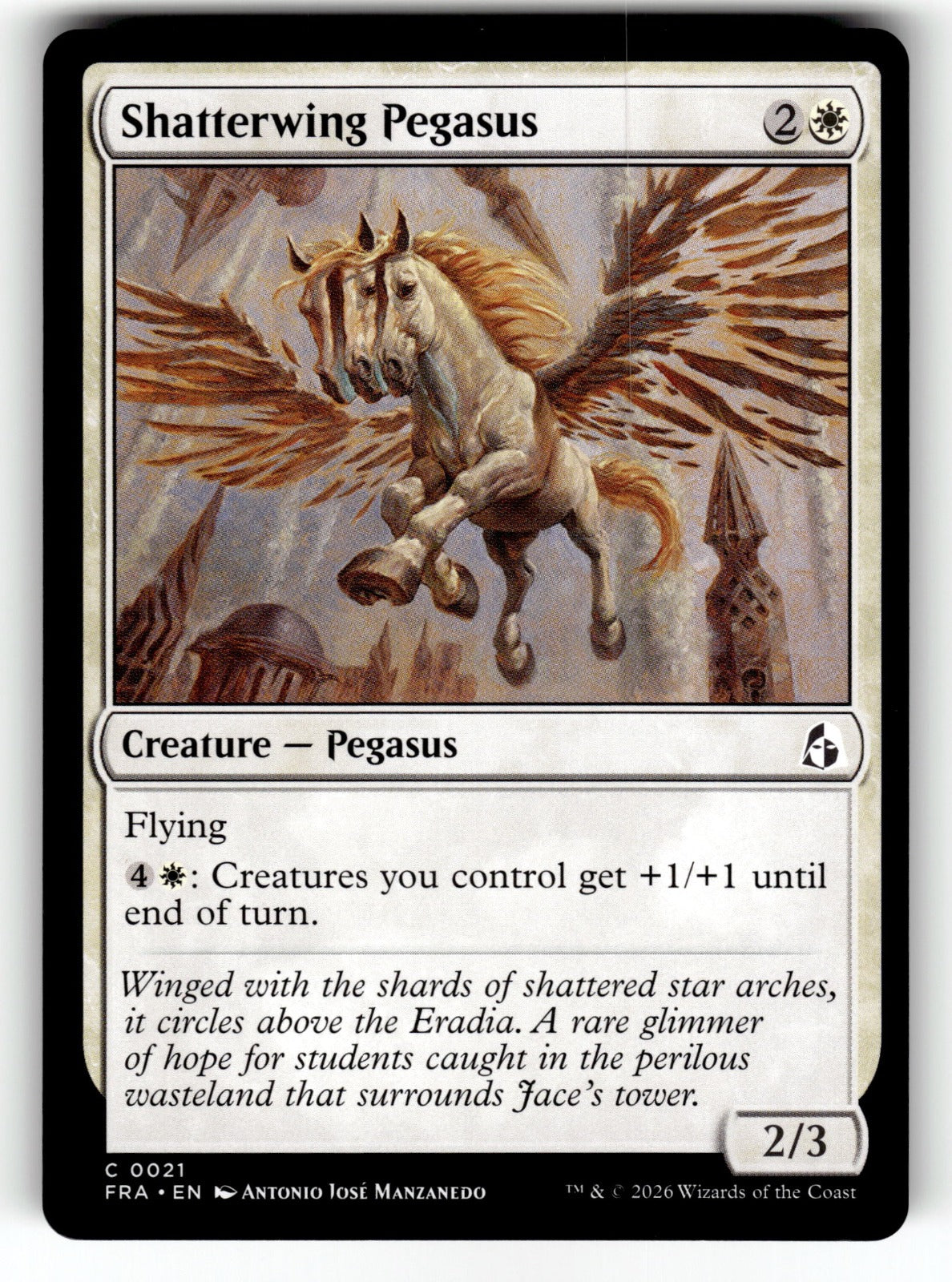 Shatterwing Pegasus – 21 FRA: Reality Fracture C NM