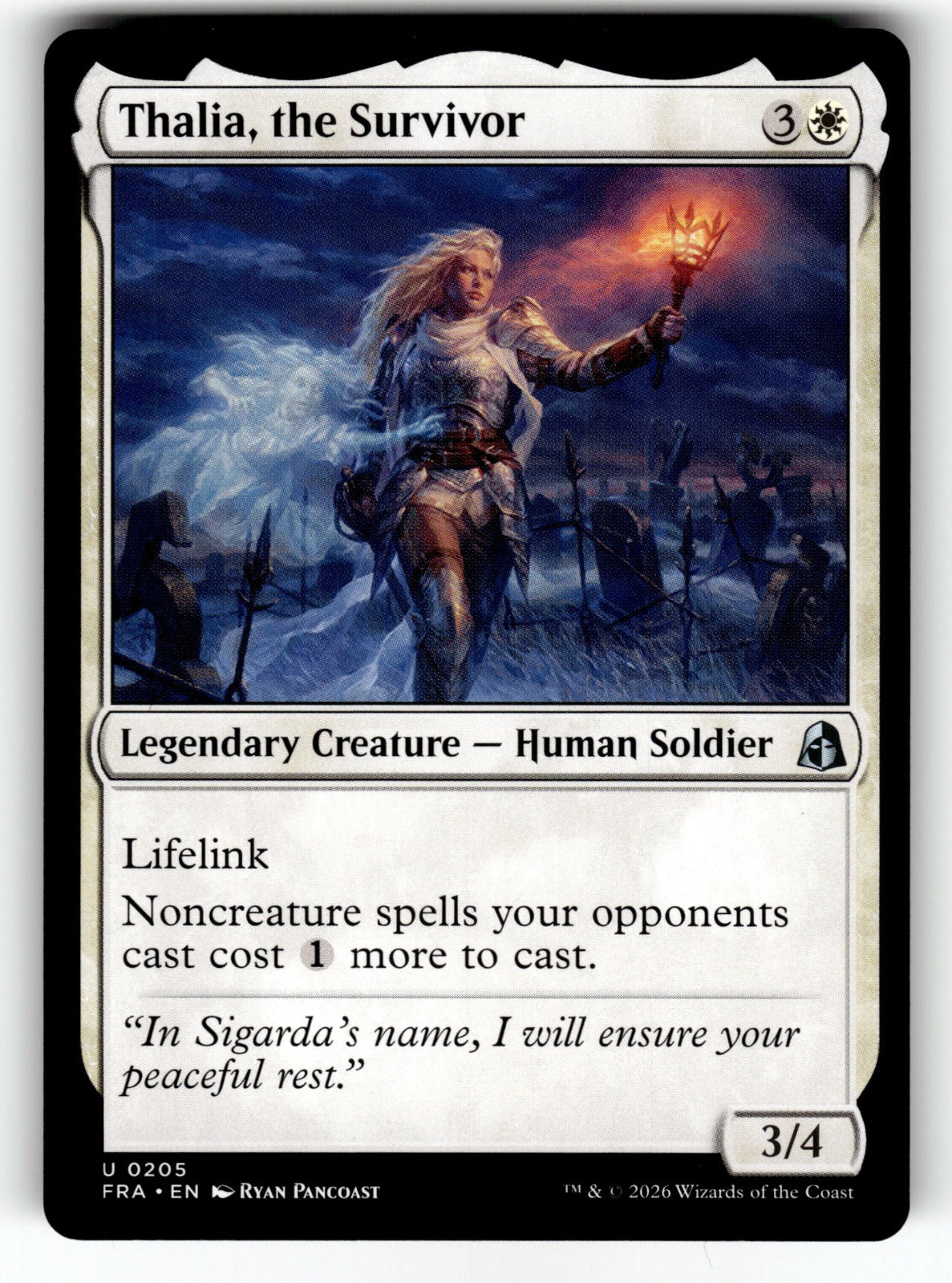 Thalia, the Survivor – 205 FRA: Reality Fracture U NM