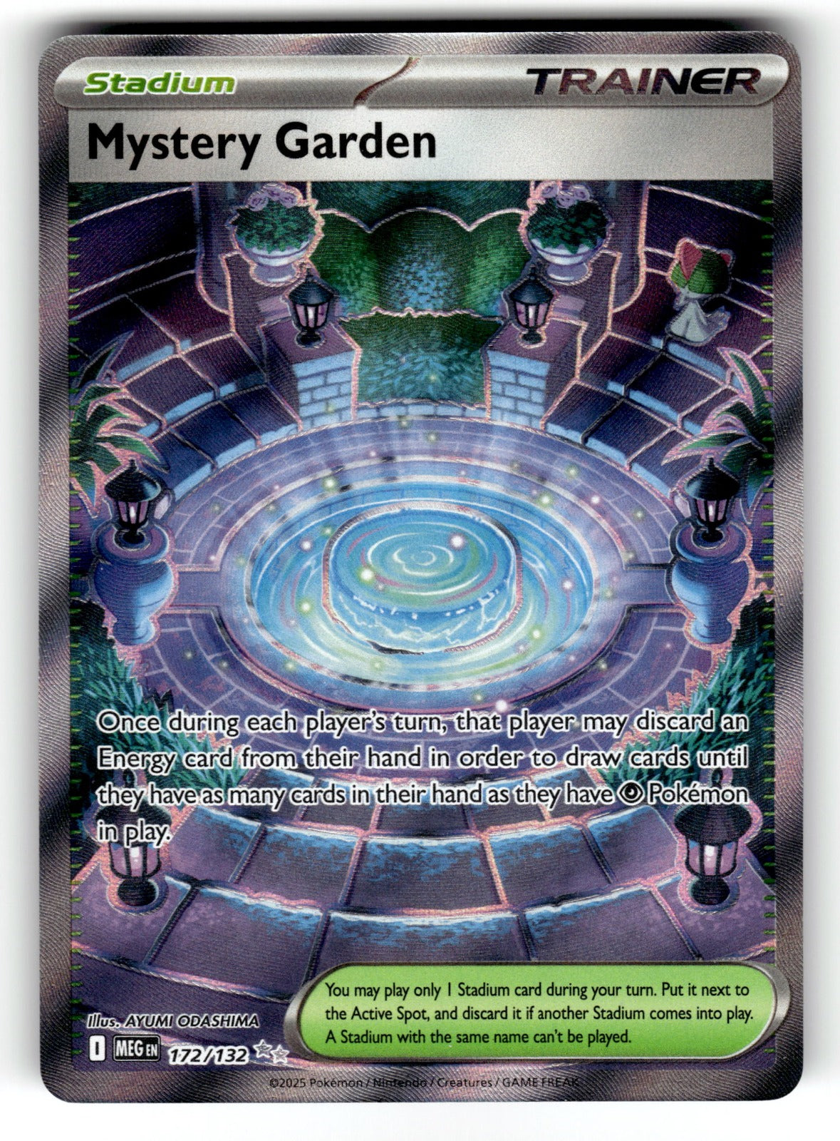 Mystery Garden – 172/132 MEG: ME01: Mega Evolution Ultra Rare HoloNM