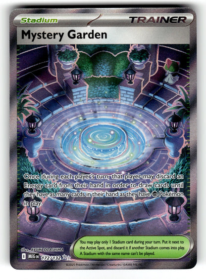Mystery Garden – 172/132 MEG: ME01: Mega Evolution Ultra Rare HoloNM