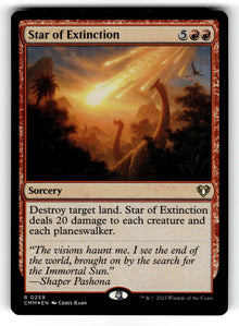 Star of Extinction – 259 CMM: Commander Masters R Foil LP
