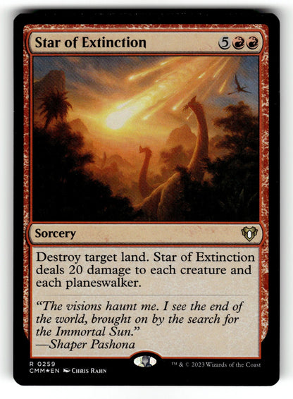 Star of Extinction – 259 CMM: Commander Masters R Foil LP