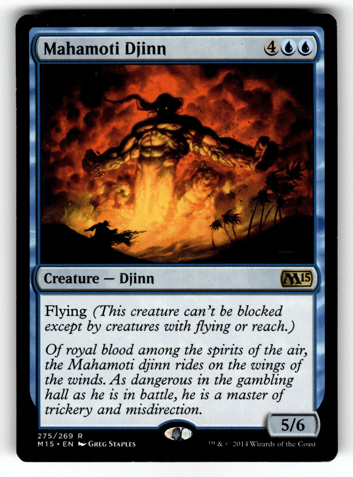Mahamoti Djinn – 275 M15: Magic 2015 (M15) R NM