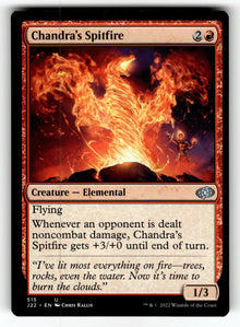 Chandra's Spitfire – 515 J22: Jumpstart 2022 U NM