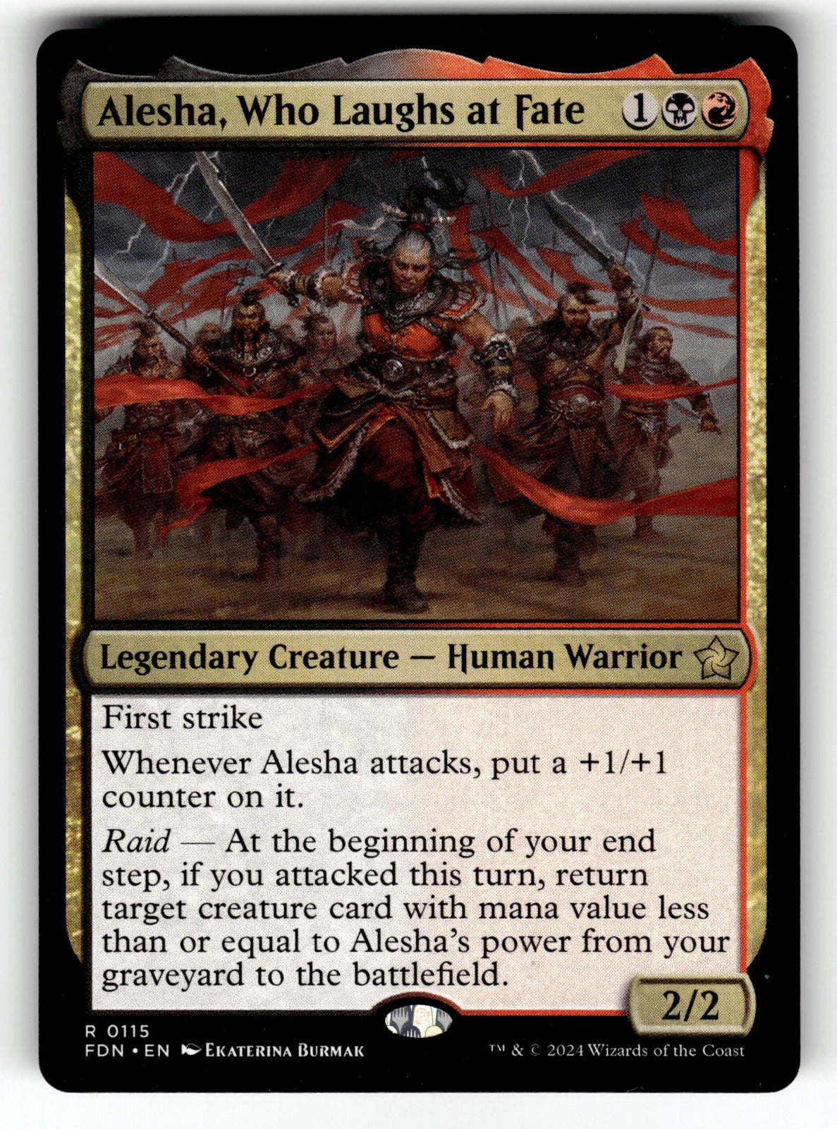 Alesha, Who Laughs at Fate – 115 FDN: Foundations R LP