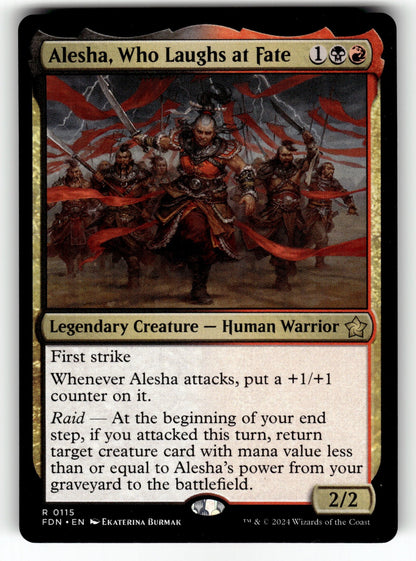 Alesha, Who Laughs at Fate – 115 FDN: Foundations R LP