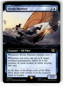 Elvish Mariner (Extended Art) – 384 LTR: Universes Beyond: The Lord of the Rings: Tales of Middle-earth R NM