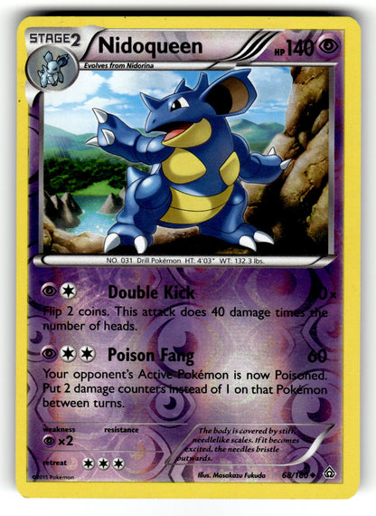 Nidoqueen – 68/160 PRC: XY - Primal Clash Uncommon Reverse Holo LP