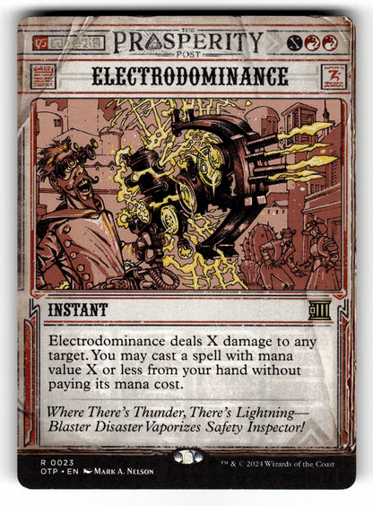 Electrodominance – 23 OTP: Outlaws of Thunder Junction: Breaking News R NM