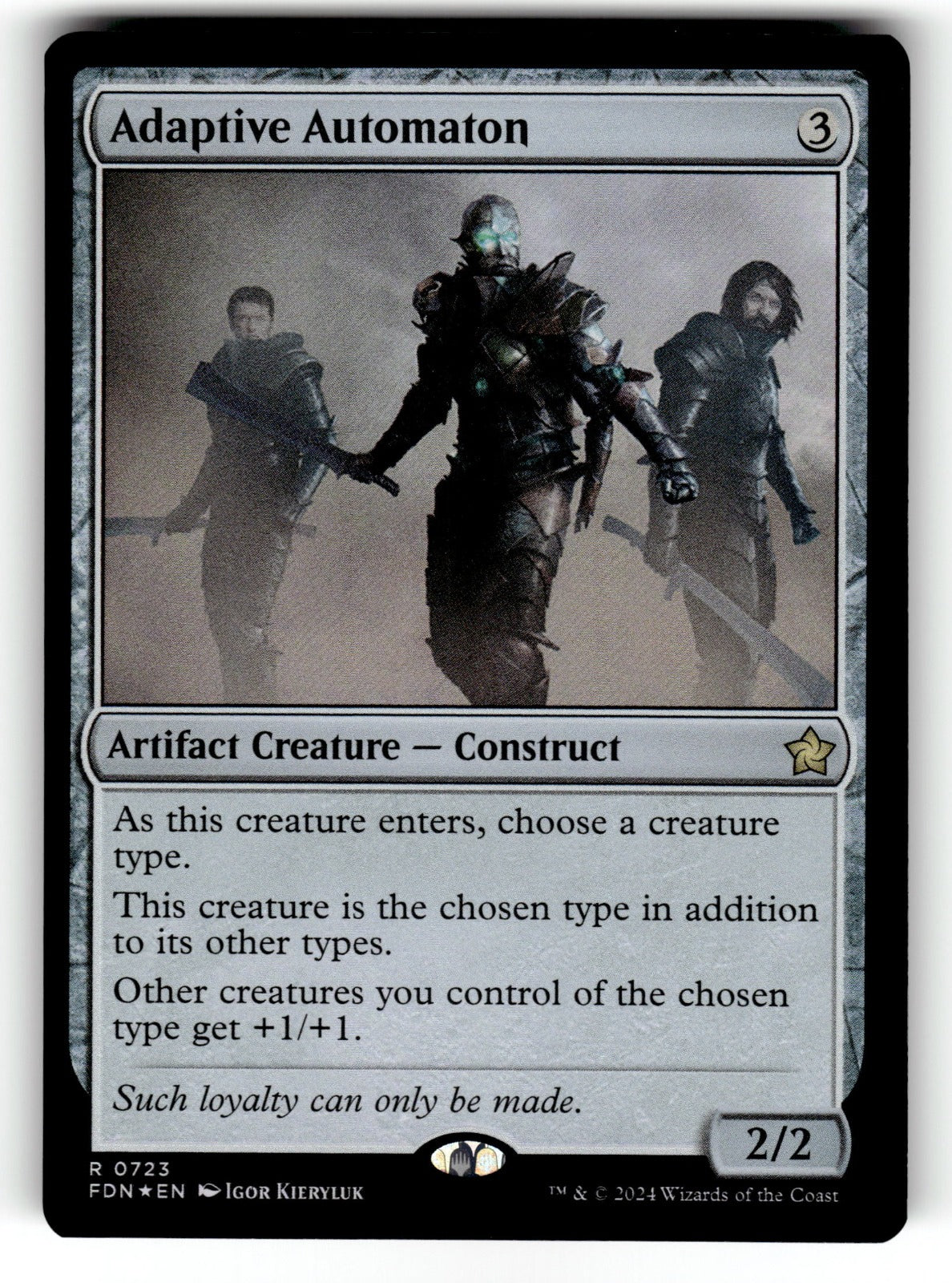 Adaptive Automaton – 723 FDN: Foundations R Foil NM