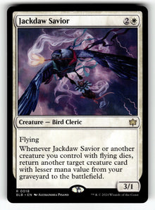Jackdaw Savior – 18 BLB: Bloomburrow R NM