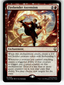 Firebender Ascension – 137 TLA: Avatar: The Last Airbender R Foil NM