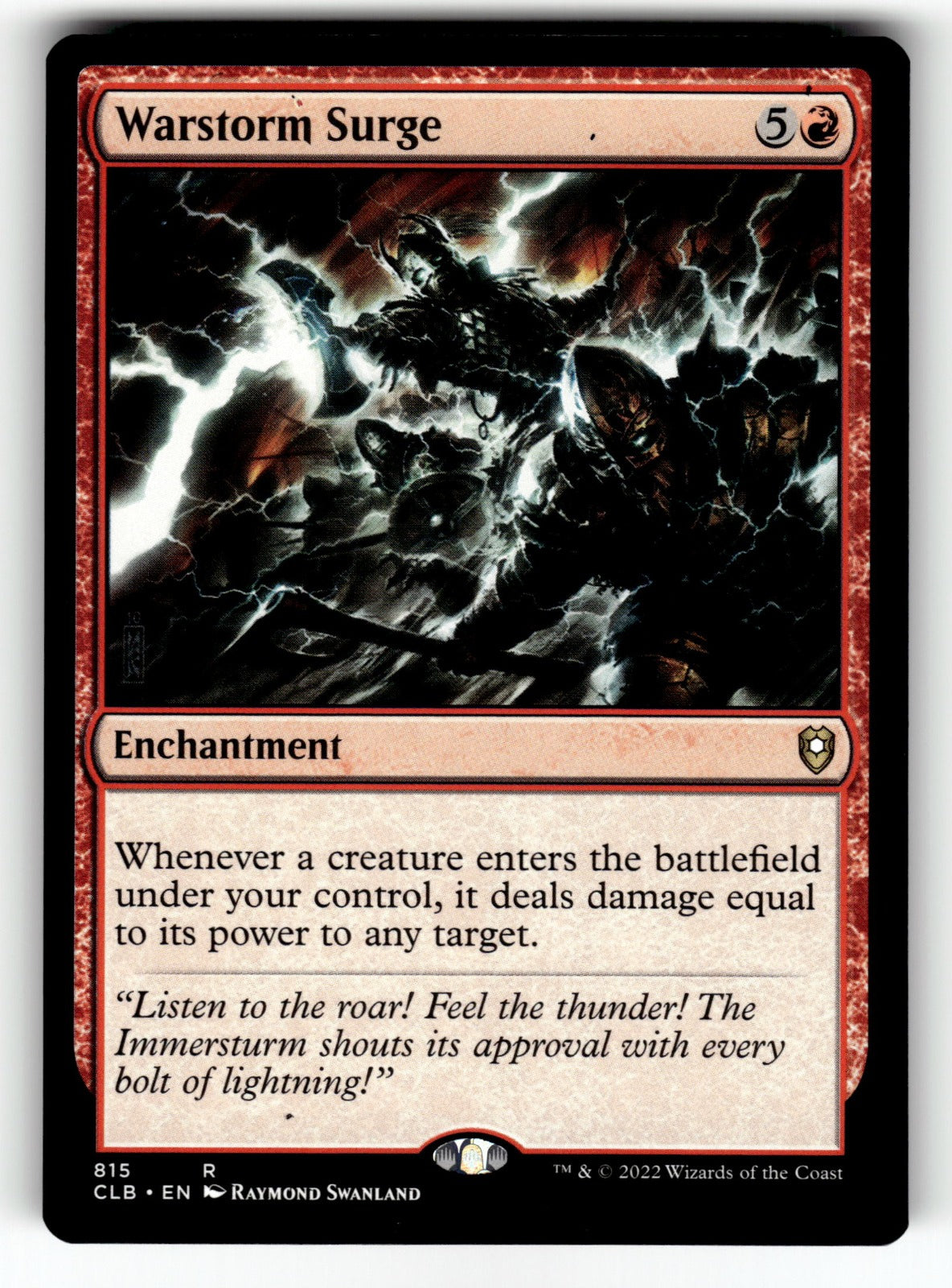 Warstorm Surge – 815 CLB: Commander Legends: Battle for Baldur's Gate R NM