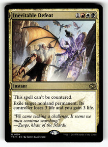Inevitable Defeat – 194 TDM: Tarkir: Dragonstorm R NM