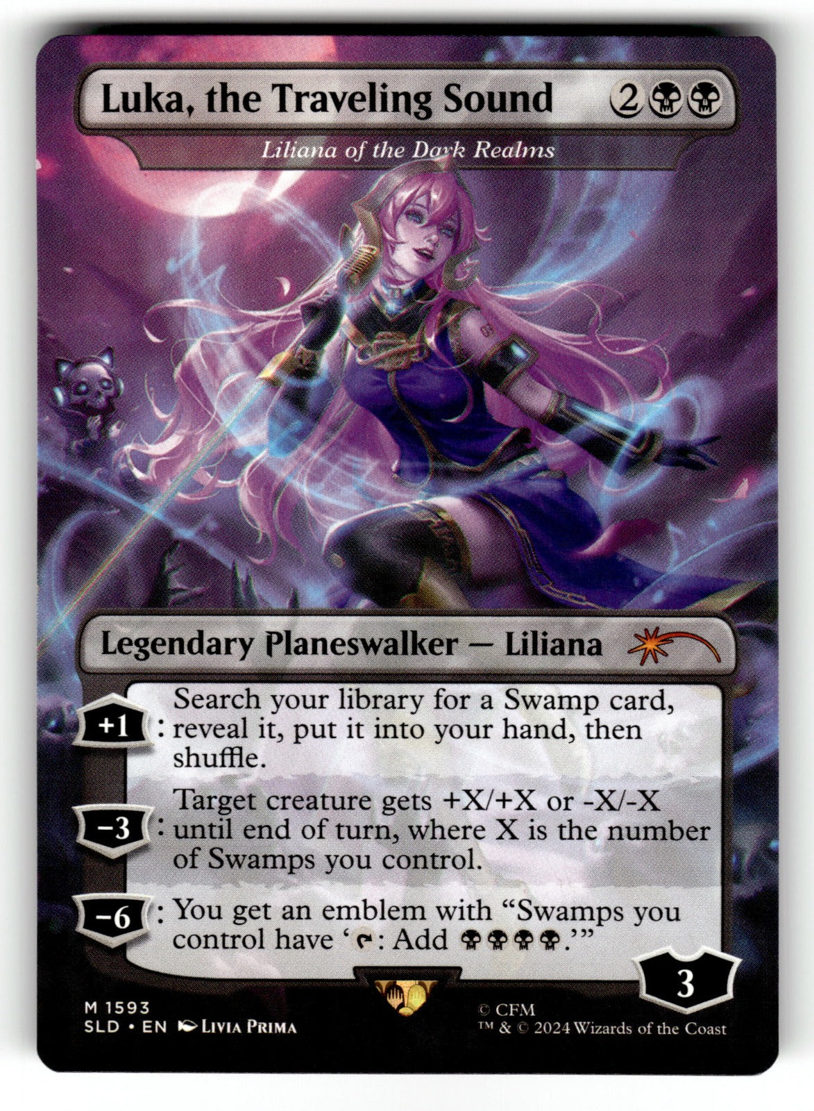 Luka, the Traveling Sound - Liliana of the Dark Realms – 1593 SLD: Secret Lair Drop Series M NM