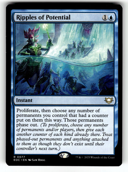 Ripples of Potential – 77 EOC: Commander: Edge of Eternities R NM