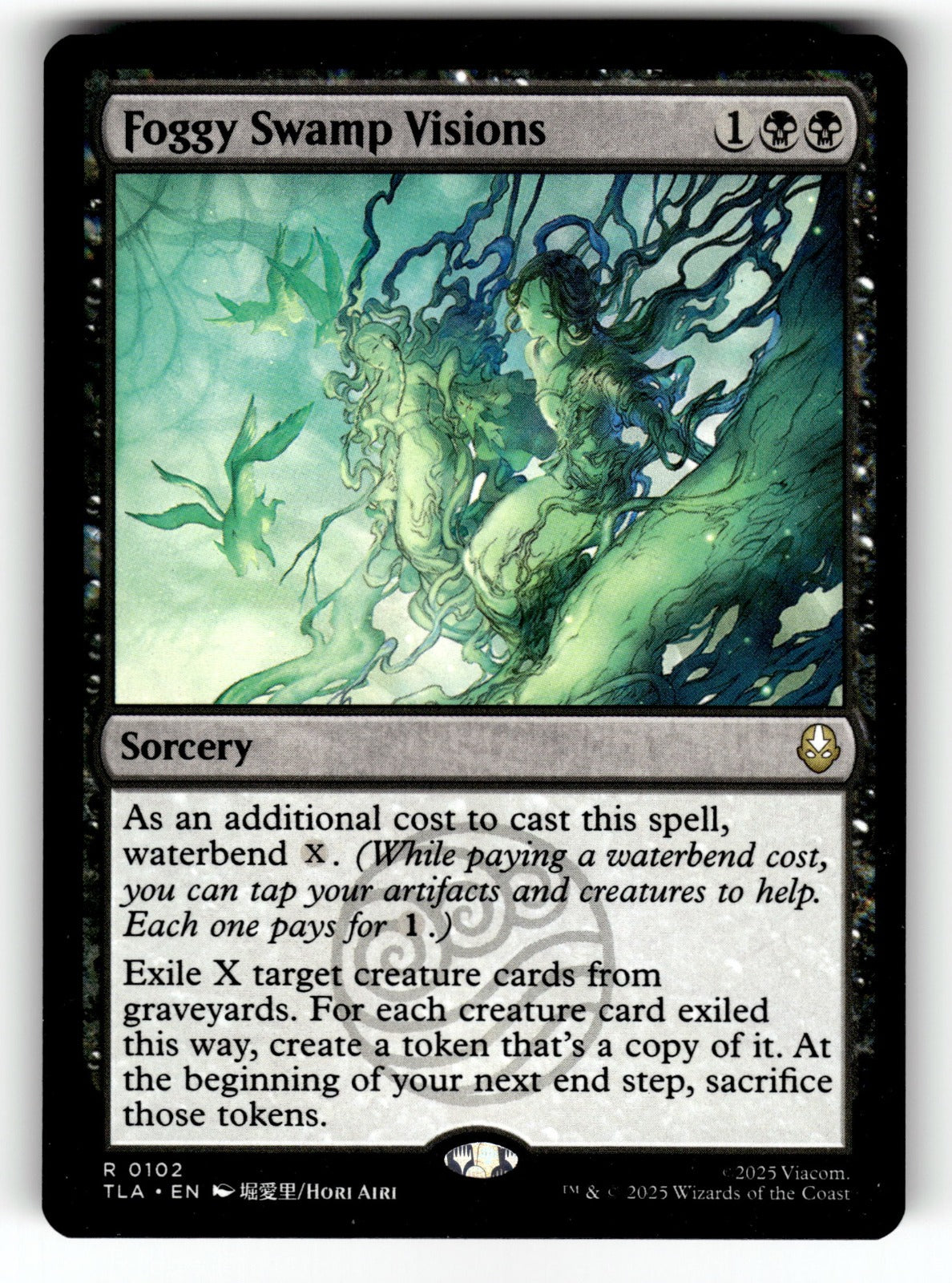 Foggy Swamp Visions – 102 TLA: Avatar: The Last Airbender R NM
