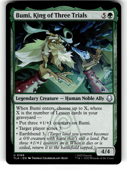 Bumi, King of Three Trials – 169 TLA: Avatar: The Last Airbender U NM