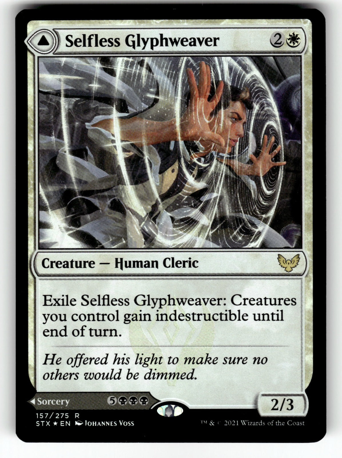 Selfless Glyphweaver – 157 STX: Strixhaven: School of Mages R Foil NM