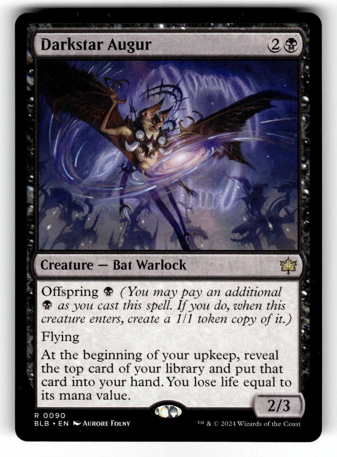 Darkstar Augur – 90 BLB: Bloomburrow R NM