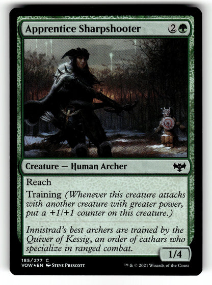 Apprentice Sharpshooter – 185 VOW: Innistrad: Crimson Vow C Foil NM