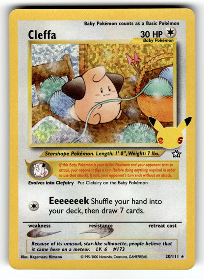 Cleffa – 20/111 CCC: Celebrations: Classic Collection Classic Collection Holo NM
