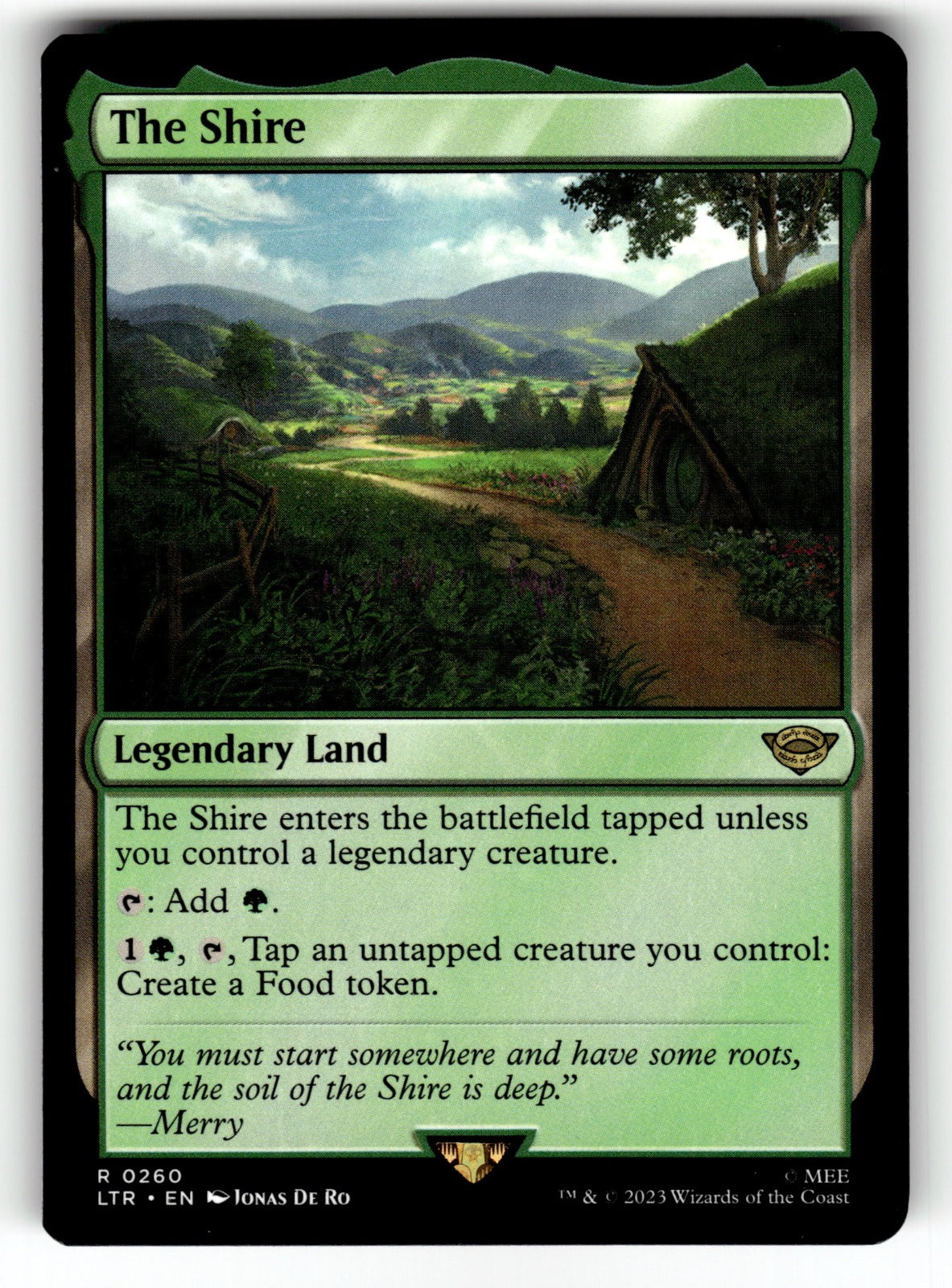 The Shire – 260 LTR: Universes Beyond: The Lord of the Rings: Tales of Middle-earth R NM
