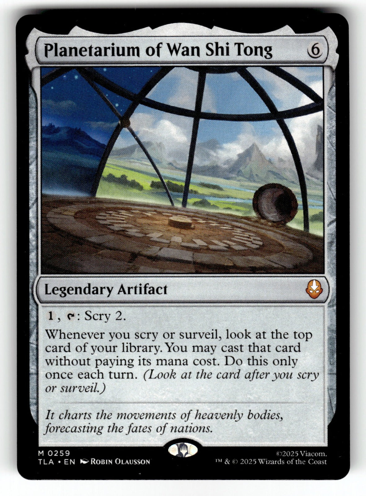 Planetarium of Wan Shi Tong – 259 TLA: Avatar: The Last Airbender M NM