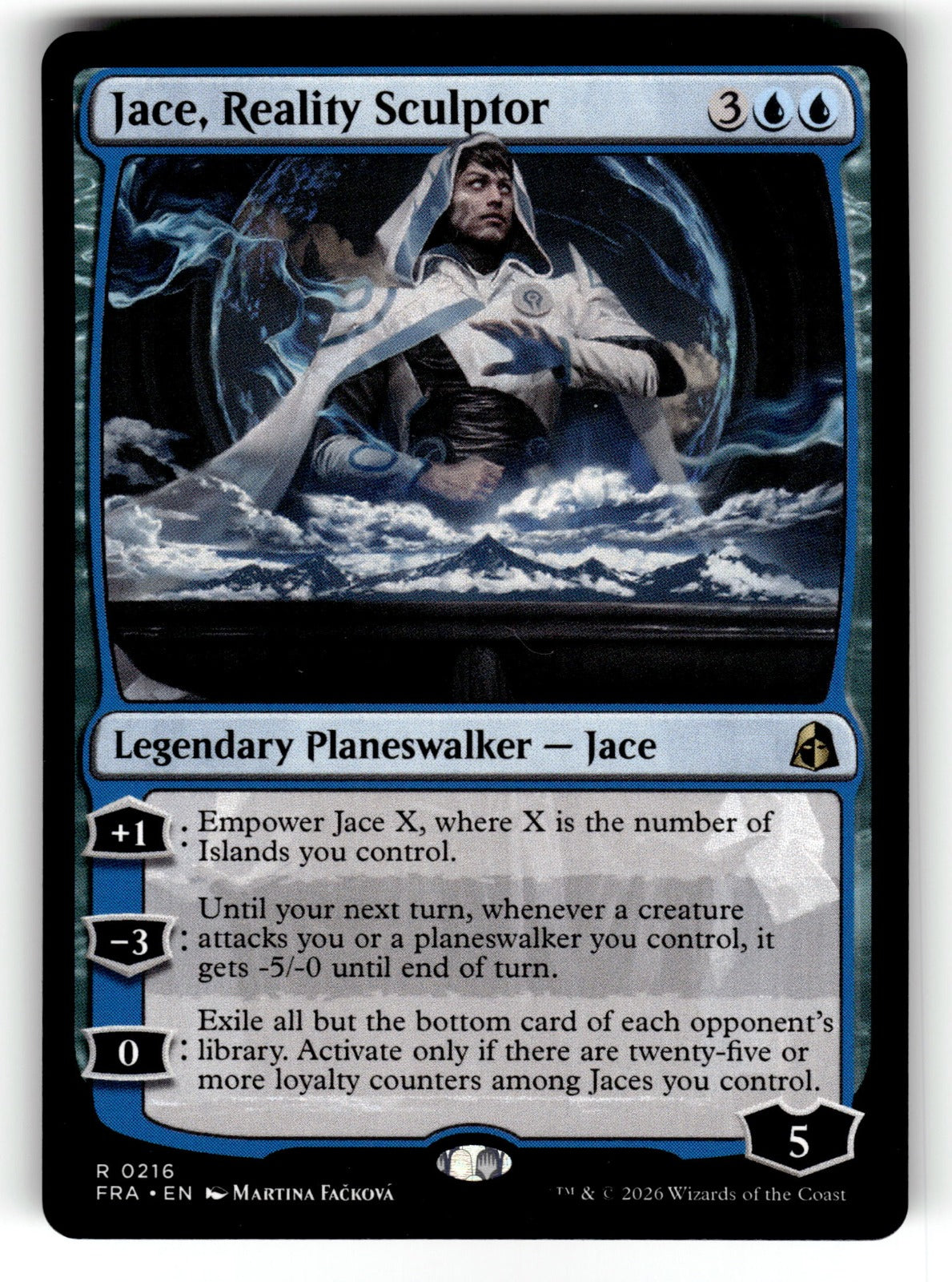 Jace, Reality Sculptor – 216 FRA: Reality Fracture R NM