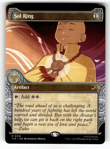 Sol Ring (Showcase) – 316 TLE: Avatar: The Last Airbender: Eternal-Legal P NM