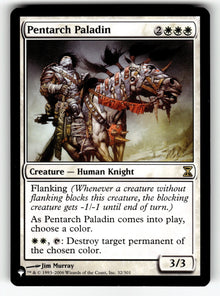 Pentarch Paladin – 32 TSP: Time Spiral R NM