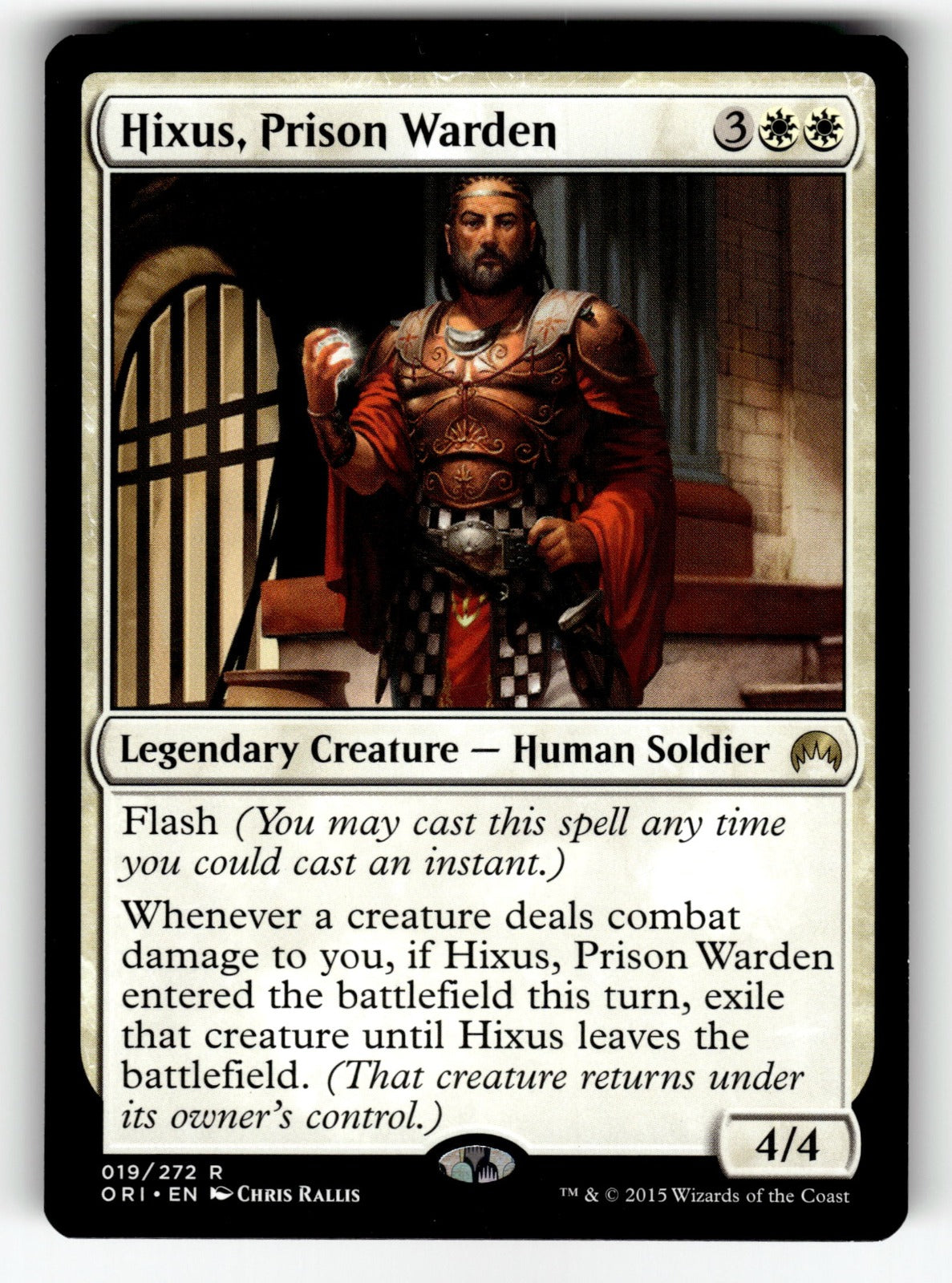 Hixus, Prison Warden – 19 ORI: Magic Origins R NM