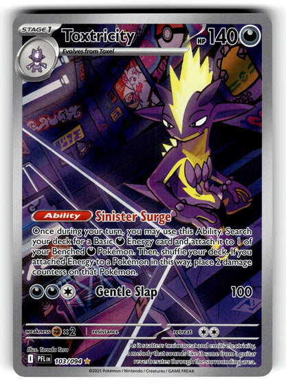 Toxtricity – 103/094 PFL: ME02: Phantasmal Flames Illustration Rare HoloNM