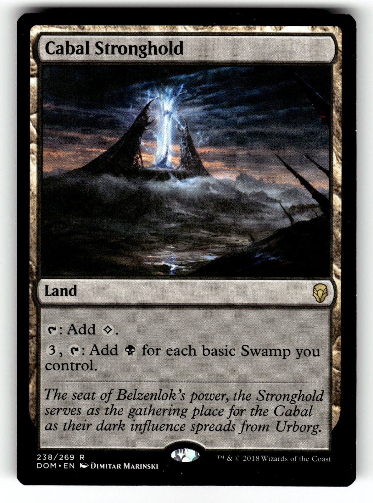 Cabal Stronghold – 238 DOM: Dominaria R NM