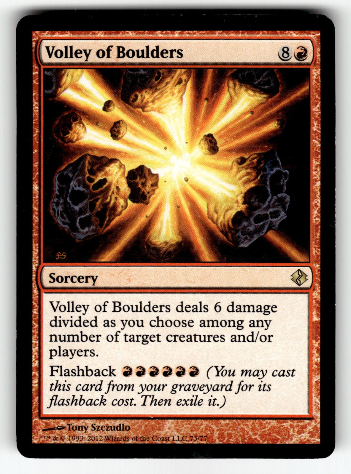 Volley of Boulders – 73 DDI: Duel Decks: Venser vs. Koth R LP