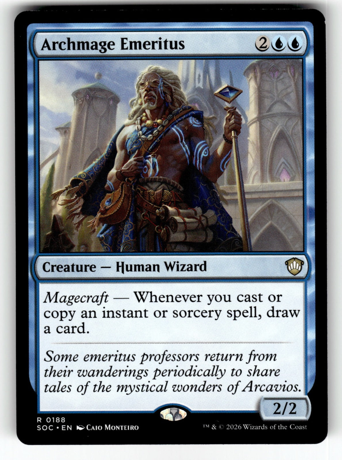 Archmage Emeritus – 188 SOC: Commander: Secrets of Strixhaven R LP