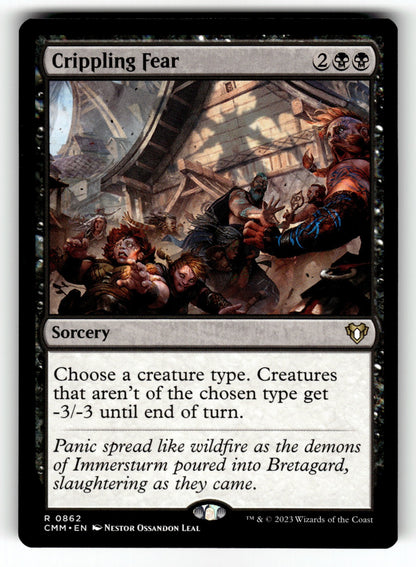 Crippling Fear – 862 CMM: Commander Masters R NM