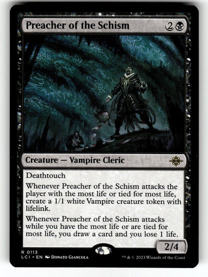 Preacher of the Schism – 113 LCI: The Lost Caverns of Ixalan R NM