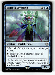 Merfolk Sovereign – 164 LCC: Commander: The Lost Caverns of Ixalan R NM