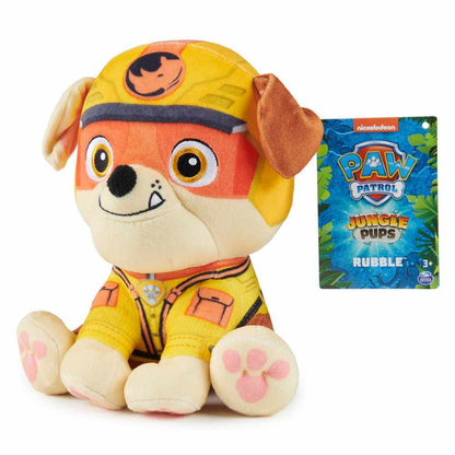 PAW Patrol Jungle Pups Rubble 8-Inch Plush Toy