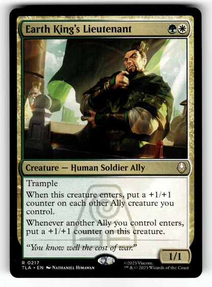 Earth King's Lieutenant – 217 TLA: Avatar: The Last Airbender R NM