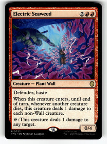 Electric Seaweed – 23 TMC: Commander: Teenage Mutant Ninja Turtles R NM