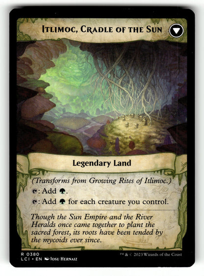 Growing Rites of Itlimoc (Extended Art) – 380 LCI: The Lost Caverns of Ixalan R LP (Back)
